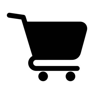 Çevrimiçi Alışveriş Aracı Simgesi Perakende ve Ticaret Sembolü