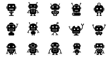 Farklı Tasarımları ve Özellikleri Olan Robotlar Koleksiyonu