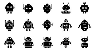 Robotlar Fütürist Tasarımlar Teknolojik Evrim Yaratıcı Yapay Zeka Kavramı