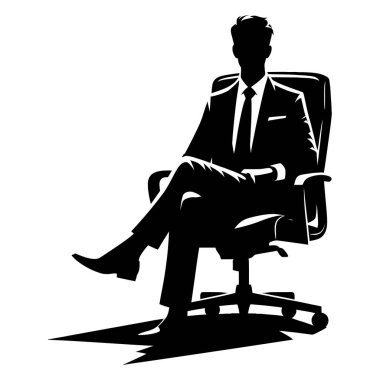 Sandalyedeki Bir Adamın Silueti Rahatlatıcı