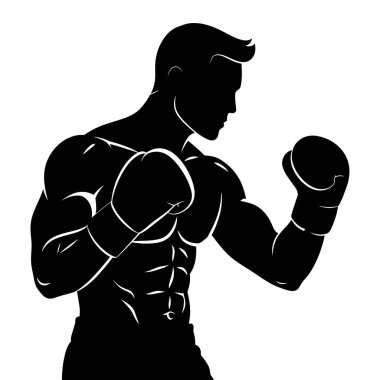 Bir Siluet Sunumunu Boks Sanatı ve Gücü