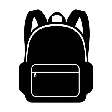 Okul ya da Açık Hava Maceraları İçin Hazır Bir Siyah Sırt Çantası