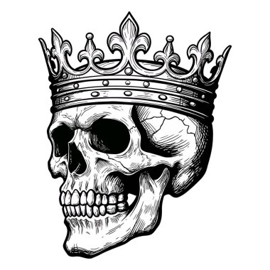 Crown Artistic Dark Horror ve Gotik Temalı Kurukafa