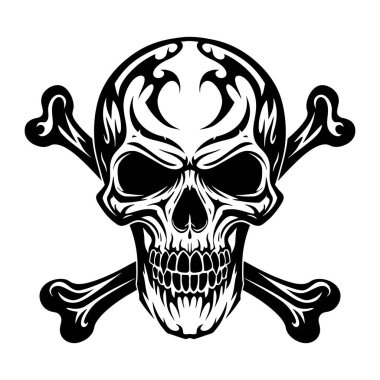 Kafatası ve Çapraz Kemikler Ölüm ve Tehlikenin Sembolü