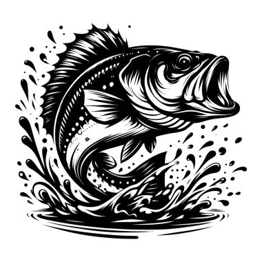 Tatlı Su Balığı Su Resimlerinden Atlama Biçimi