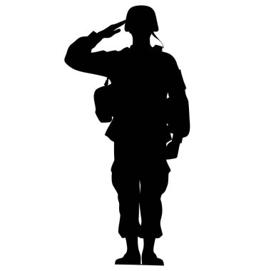 Anma ve Haraç 'ta Bir Askerin Siluetini Onurlandırmak