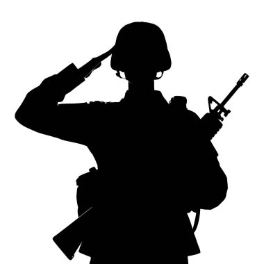 Saygıdeğer Asker Silueti Görev ve Onur Sunar