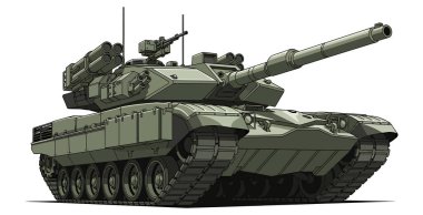 Modern Main Battle Tank Military Vehicle Armored Fighting Vehicle Combat Power