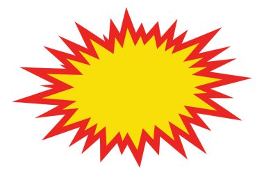 Sarı Merkez ve Kırmızı Dikenli Patlama ŞekliName