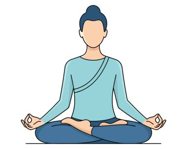 Meditasyonda Oturan Yoga Pozu ve Ruhani Uygulama