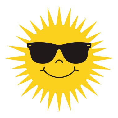 Güneş gözlüğü takan, gülen yüz