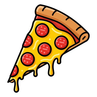 Lezzetli Pepperoni Pizza Erimiş Peynirli