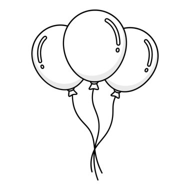 Üç Beyaz Balon Birleştirildi