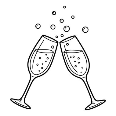 Şampanyalı Şampanyalı Şampanyalı Kutlama Baloncukları