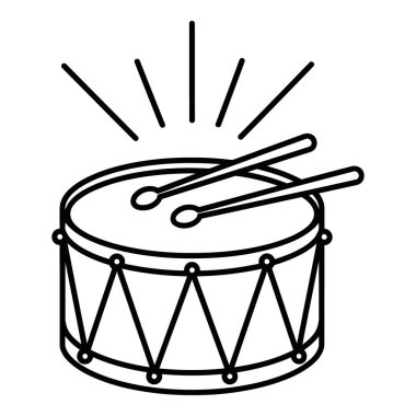 Vurmalı Bateri Aracı Drumstick izole edildi