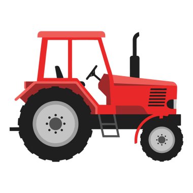 Kırmızı Çekici Tarım Aracı Taşımacılık Makinası Tarım Ekipmanları