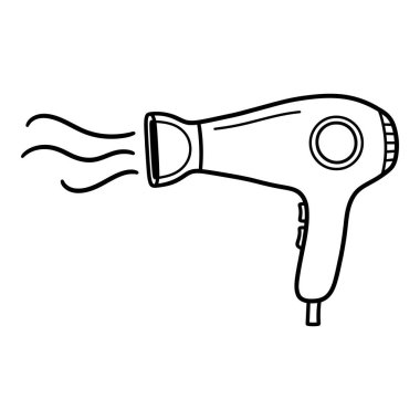 Saçını daha hızlı kurutmak ve şekillendirmek için profesyonel saç kurutma makinesi.