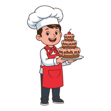 Genç Şef gururla sunar Lezzetli Üç Kademe Çikolatalı Pasta Başyapıtı