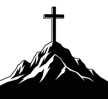 Rocky Dağı Zirvesi 'nde İkonik Hıristiyan Çapraz Sembolü