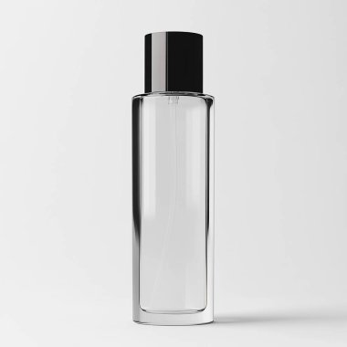 blank cosmetic bottle isolated on white background. 3 d illustration.