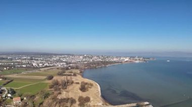 Göl manzaralı Constance, İsviçre