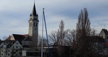 İsveç Romanshorn Video 8k 'taki Stockholm şehri manzarası