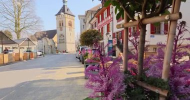 Eski şehrin güzel manzarası.