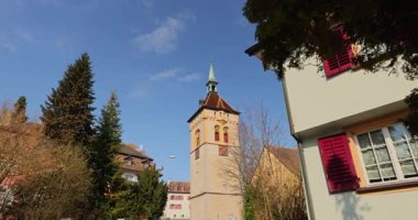 Eski kasabanın manzarası Video 8k