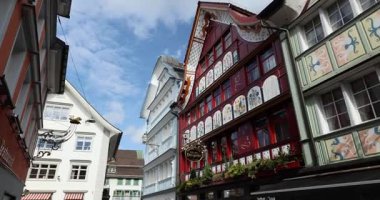 Appenzell 8k 'deki tren istasyonu.