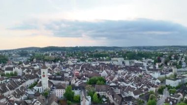 İsviçre 'de Stockholm şehri manzarası