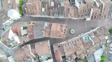 İsviçre 'de Stockholm şehri manzarası