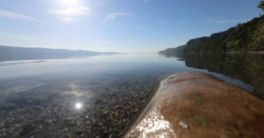 Gölün güzel manzarası