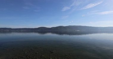 Sabahları denizin güzel manzarası