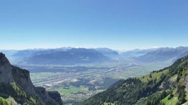 Görkemli Alp manzarası manzarası