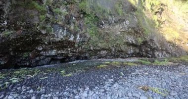 İki gizli şelale Madeira Portekiz 8k ultra hd