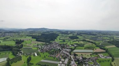 Başkent İsviçre 'nin havadan görünüşü