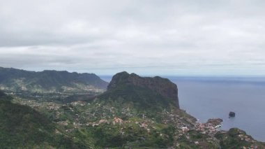 Portekiz, Madeira 'daki Madeira adasının güzel manzarası