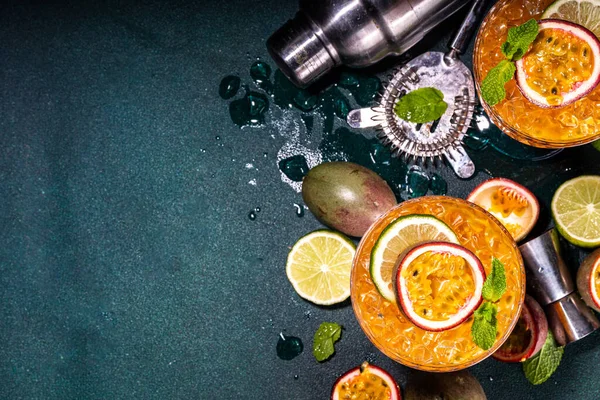 Tutkulu Meyve Martini Kokteyli Tatlı Porno Yıldızı Alkollü Içecek Taze — Stok fotoğraf