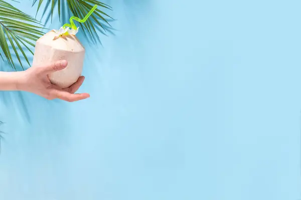 코코넛 칵테일이나 코코넛의 — 스톡 사진
