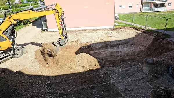 Kazı Kazma Vakfı: İnşaat Alanı, Toprak İşleri. Yüksek kalite fotoğraf