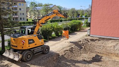 Kazıcı Çimento Karıştırıcı İnşaat, Kentsel Konut Projesi. LİEBHERR