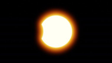 Toplam Güneş Tutulması Animasyonu, Güneş Tutulmasının Ay Halkası