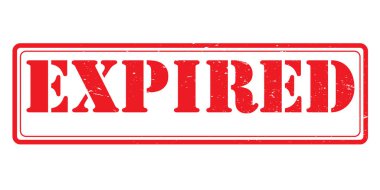 Süre aşımına uğramış grunge etkisi, dikdörtgen kauçuk mühür. vektör mühürü