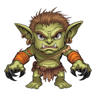 Goblin çizgi film karakteri çıkartması. Tehditkar Mavi Cin Canavar Çizgi Film Çizimi. Efsanevi Cin Tırmanışı. Keskin Dişli Cin çizgi filmi. Fantezi ve Oyun Tasarımları İçin Kızgın Trol Karakteri