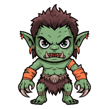 Goblin çizgi film karakteri çıkartması. Tehditkar Mavi Cin Canavar Çizgi Film Çizimi. Efsanevi Cin Tırmanışı. Keskin Dişli Cin çizgi filmi. Fantezi ve Oyun Tasarımları İçin Kızgın Trol Karakteri