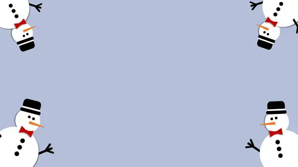  Fotokopi alanı ile Noel Kardan Adam animasyonunun Noel arkaplan resmi