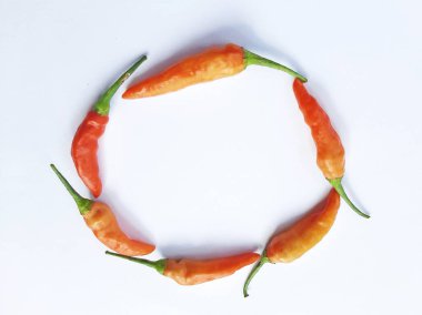 Kırmızı biber çerçeve yaptı