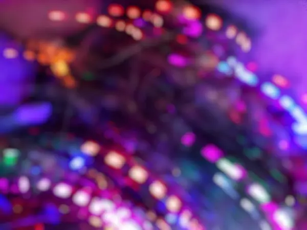 Bulanık Noel ışıkları. yeni yıl konsepti.