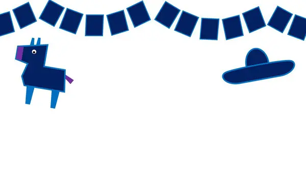 İspanyolca Cinco de Mayo, sombrero ile 