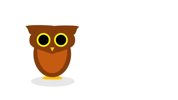 bir baykuşun arkaplan çizimi